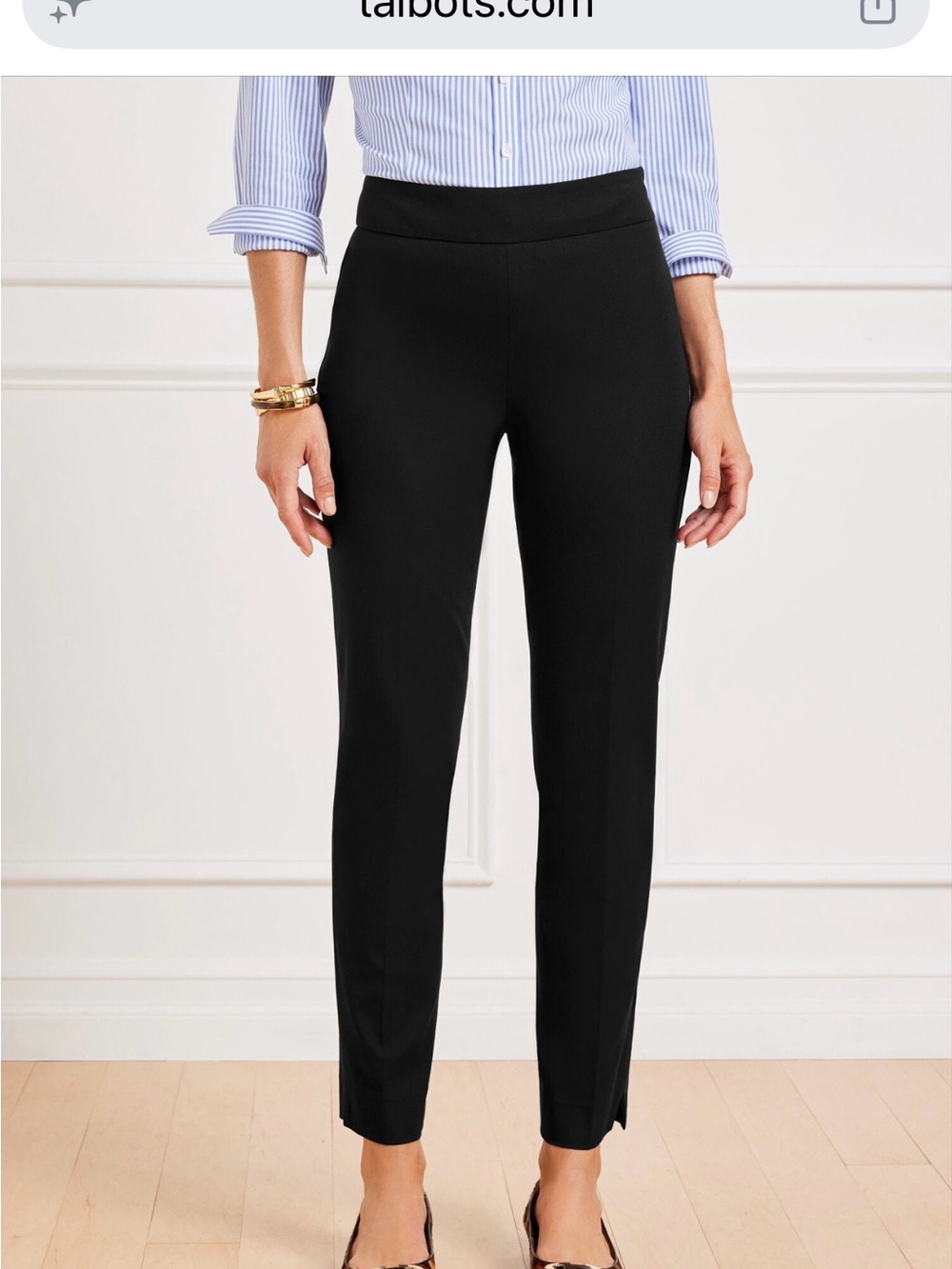 Talbots Classic Chatham Ankle Pants - Women size 12
